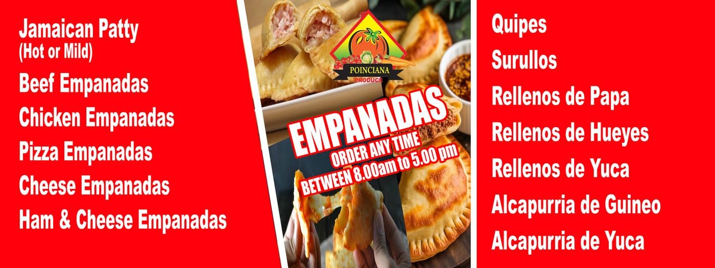 Empanadas Menu